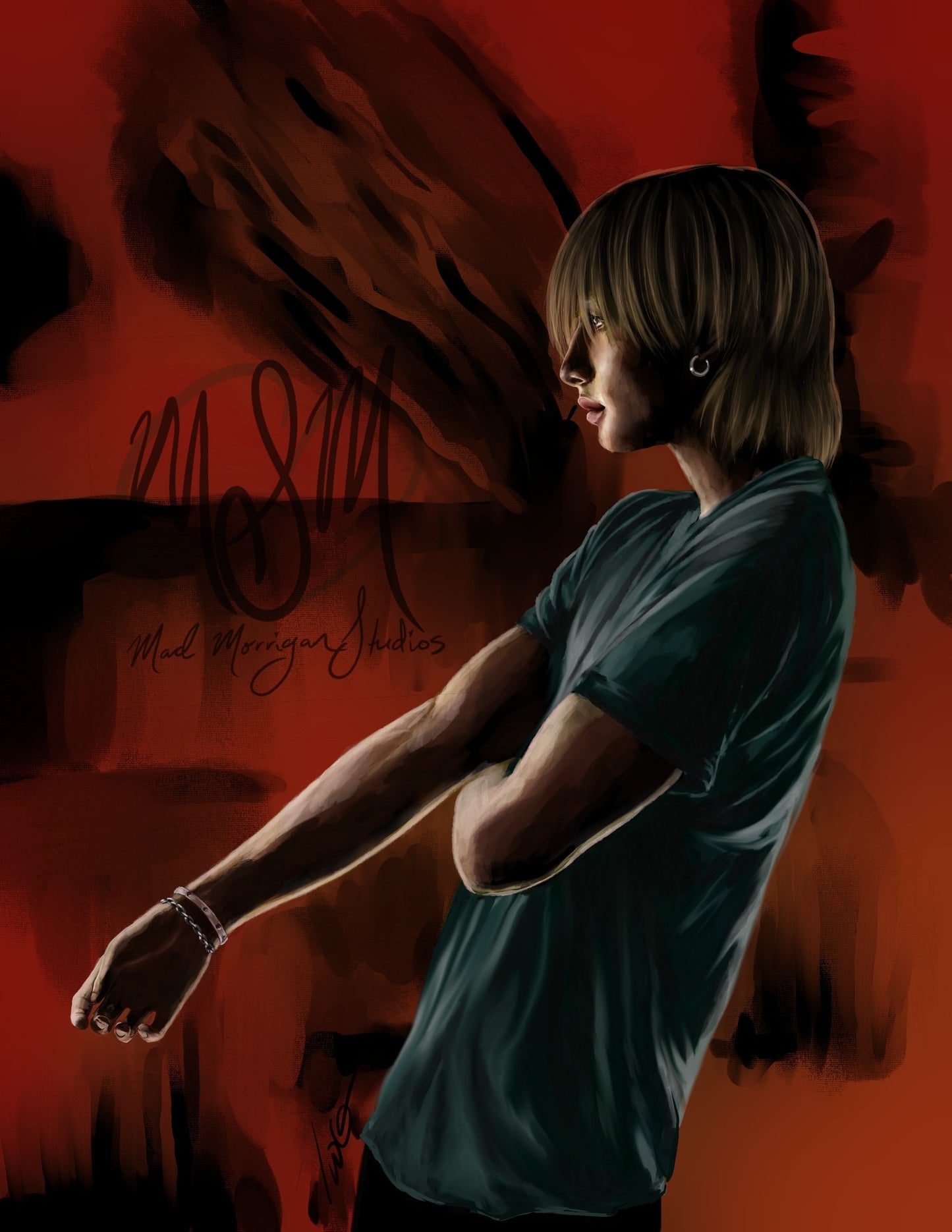 Stray Kids Hyunjin Esquire photoshoot art print