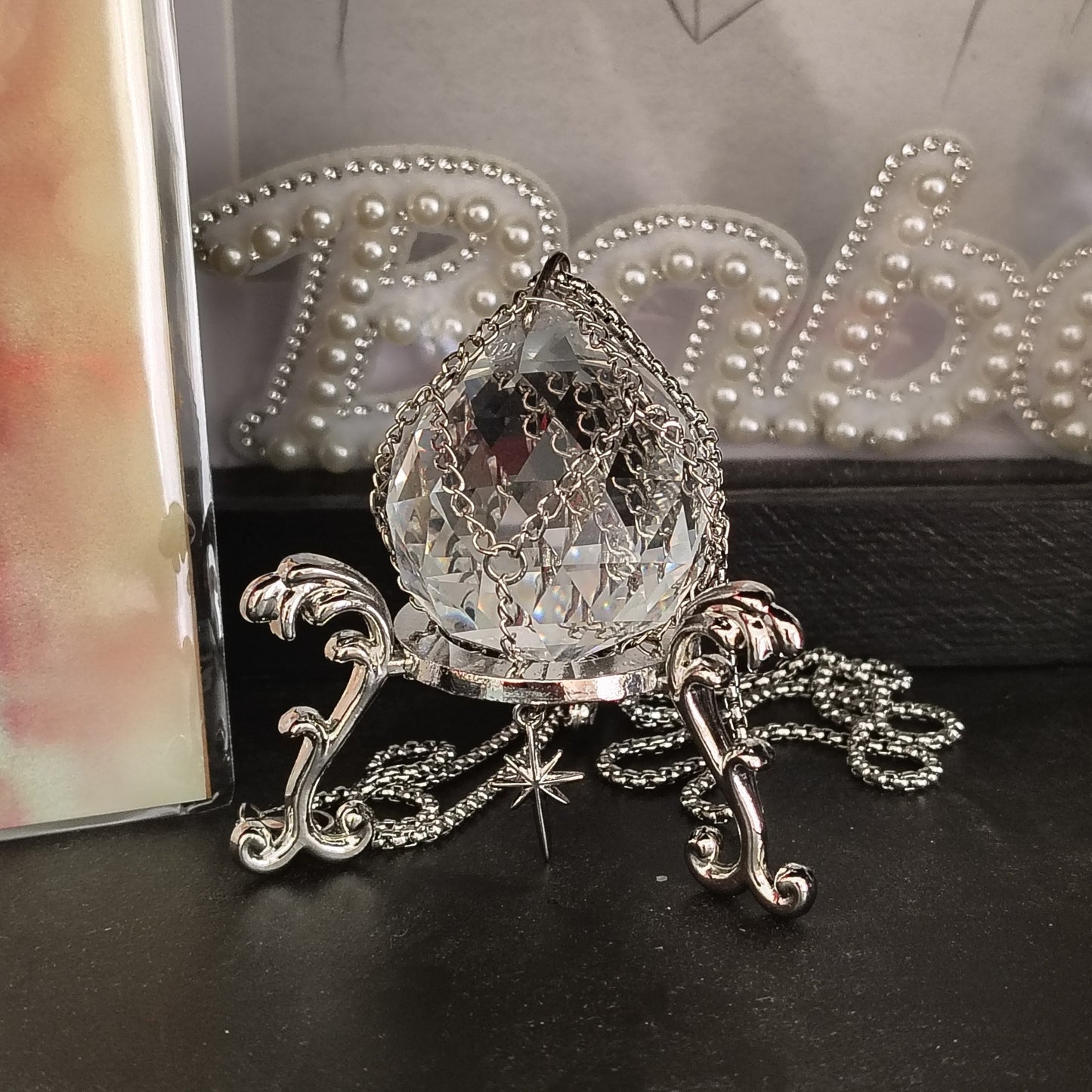 Stray Kids "Hollow" inspired crystal necklace/pendant/suncatcher