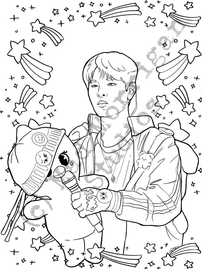 Stray Kids Coloring book