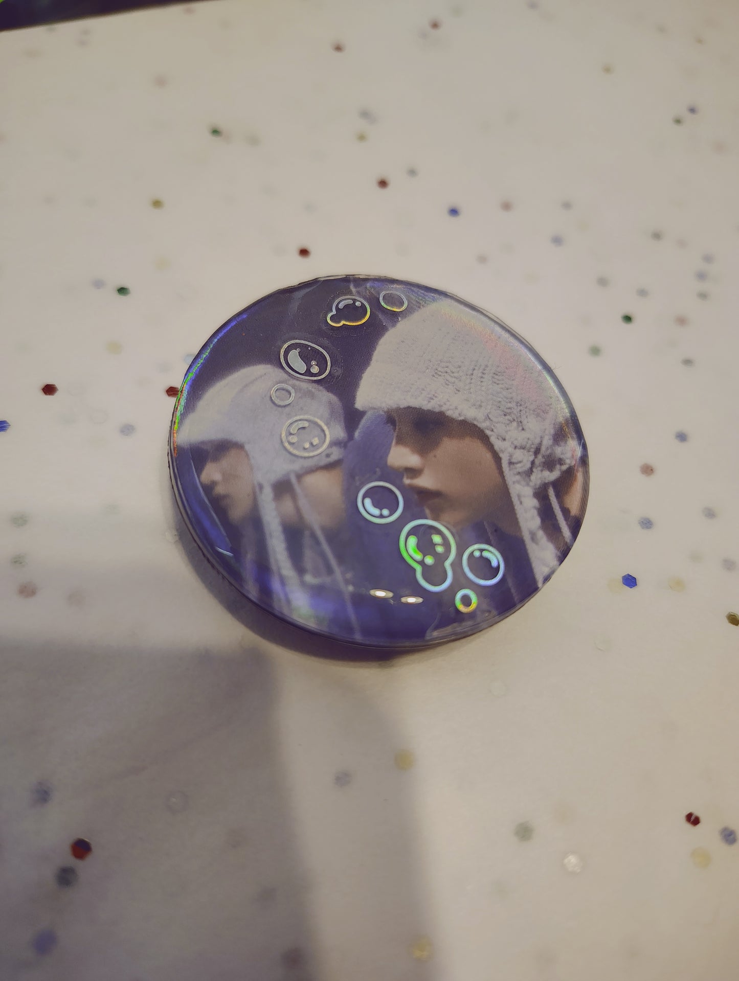 Stray Kids SKZ holographic Phone Grip Popsocket, handmade one of a kind