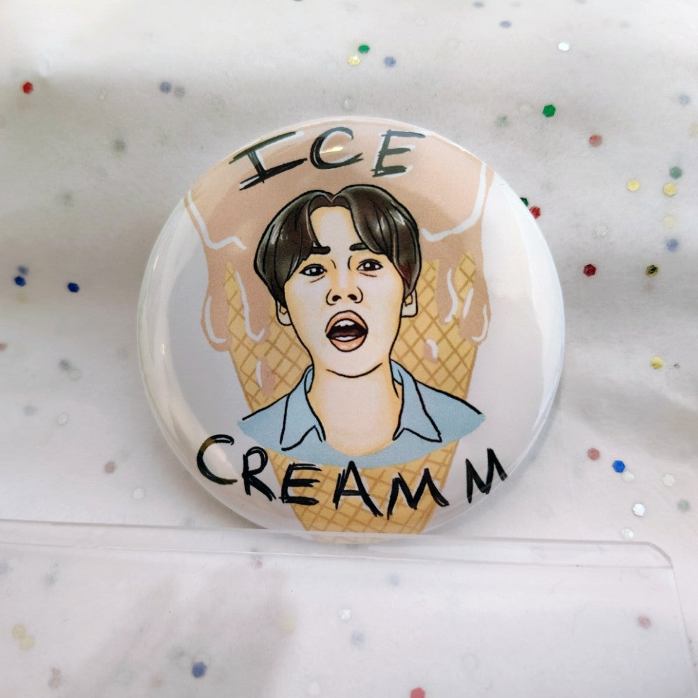 Stray Kids meme art buttons (multiple designs)