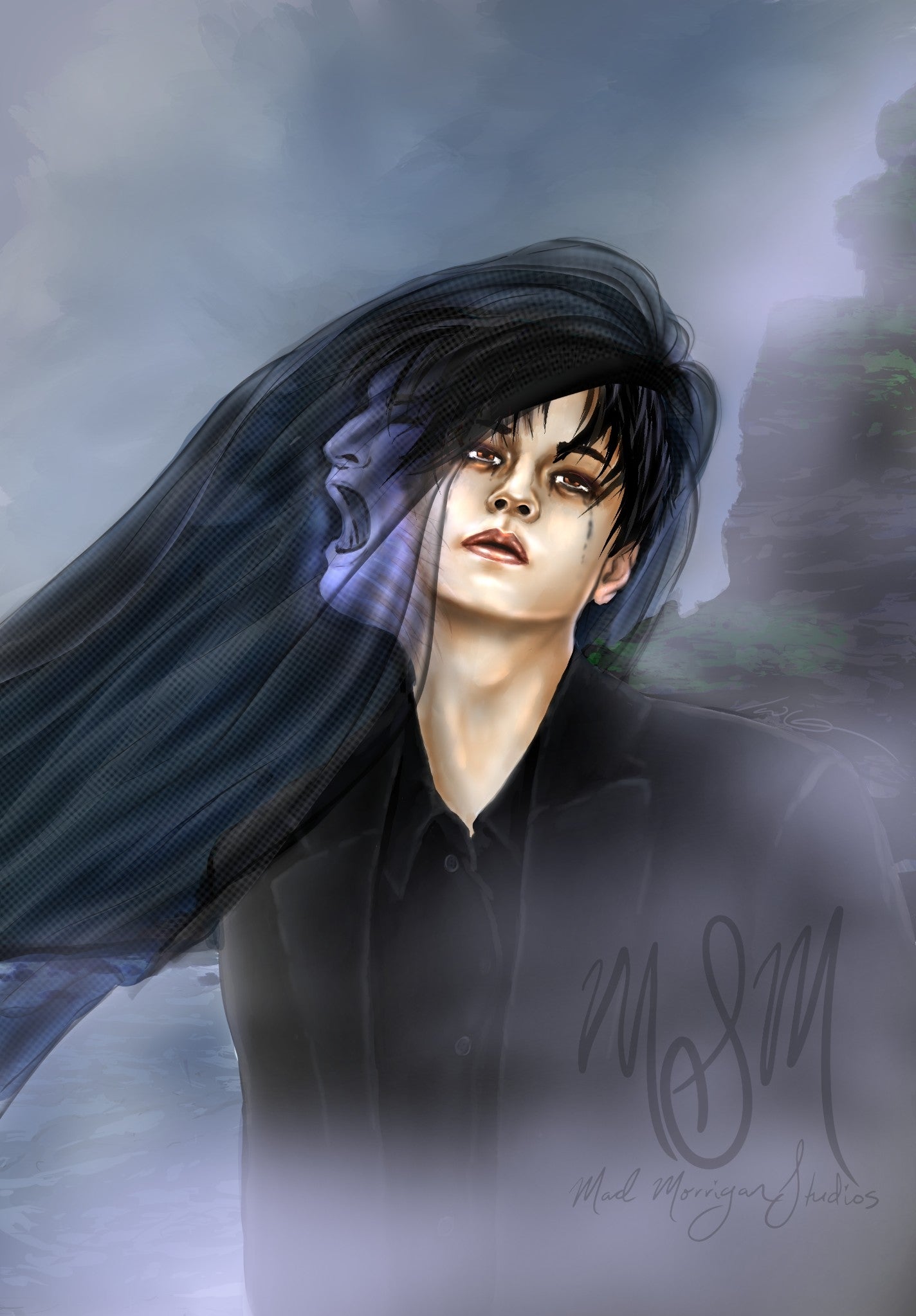 Stray Kids Seungmin Do It celtic fae crossover 'Banshee' art print