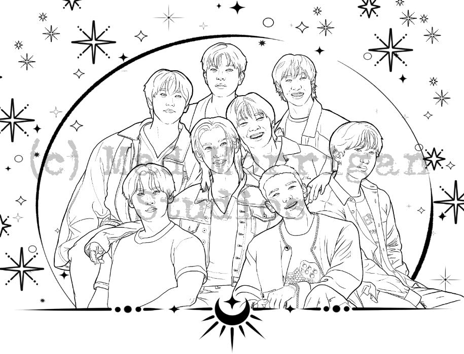 Stray Kids Coloring book