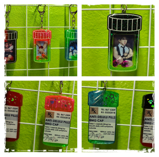 Stray Kids Delulu Pill Shakers (Custom Order, not stock)