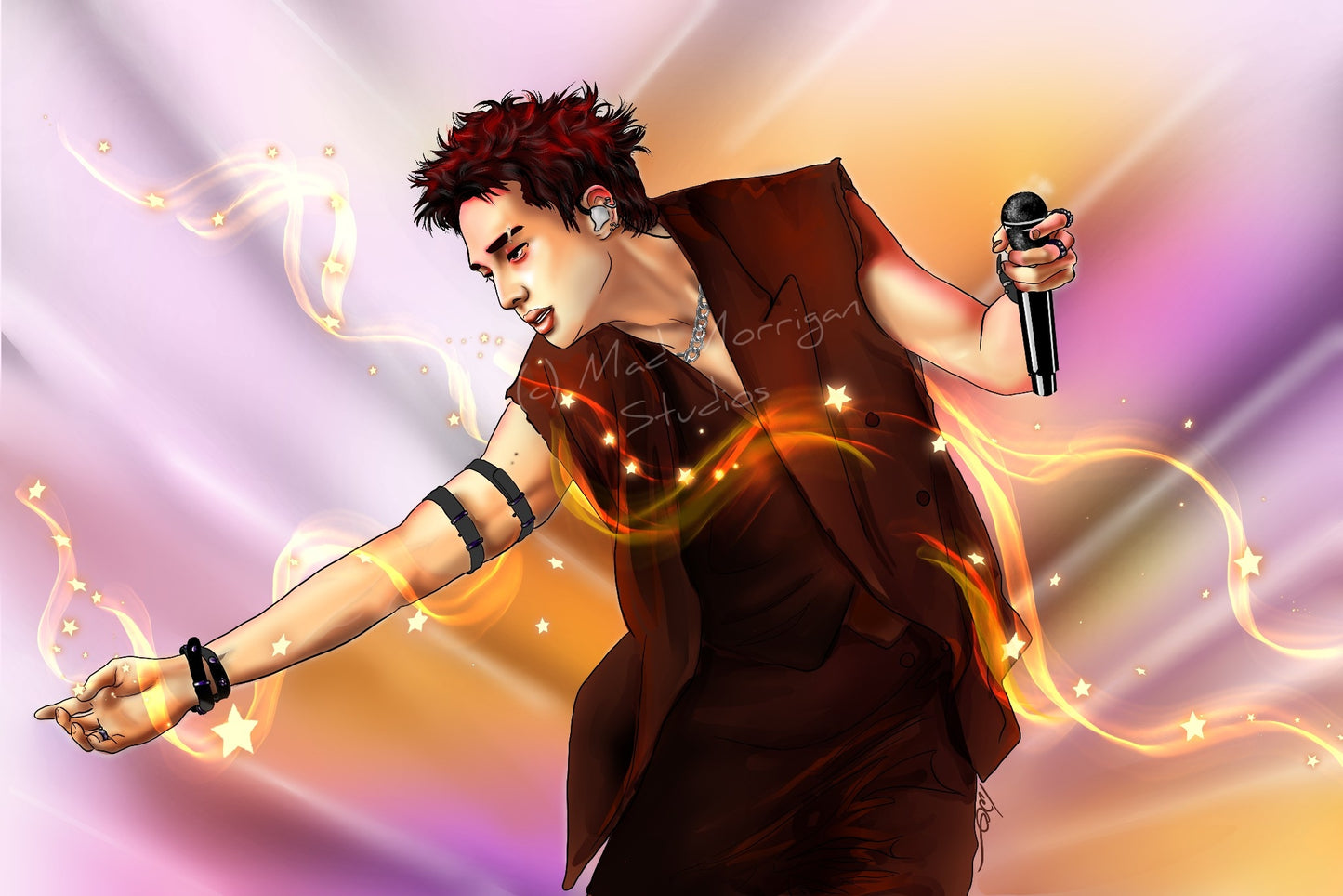 Stray Kids Hyunjin art print