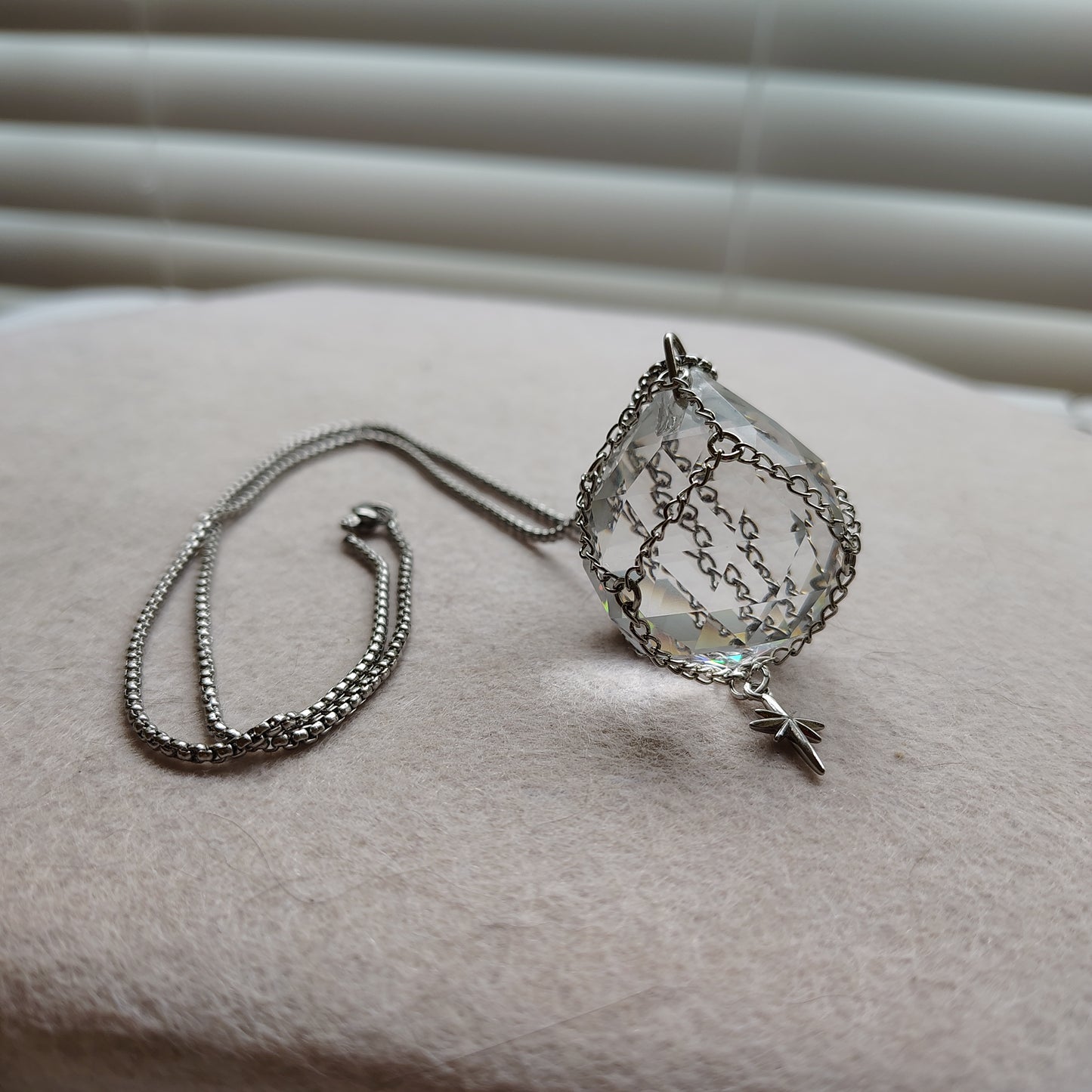 Stray Kids "Hollow" inspired crystal necklace/pendant/suncatcher