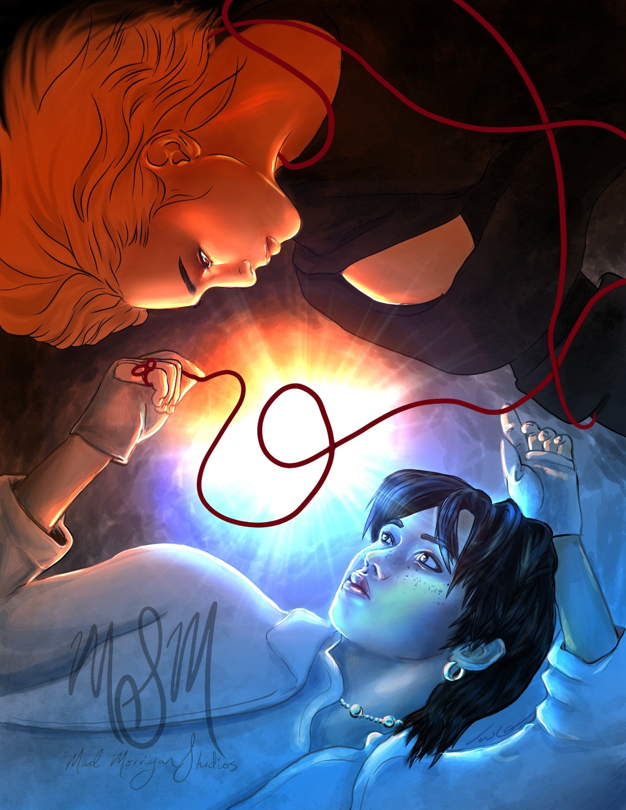 Stray Kids HyunLix Hyunjin & Felix art print