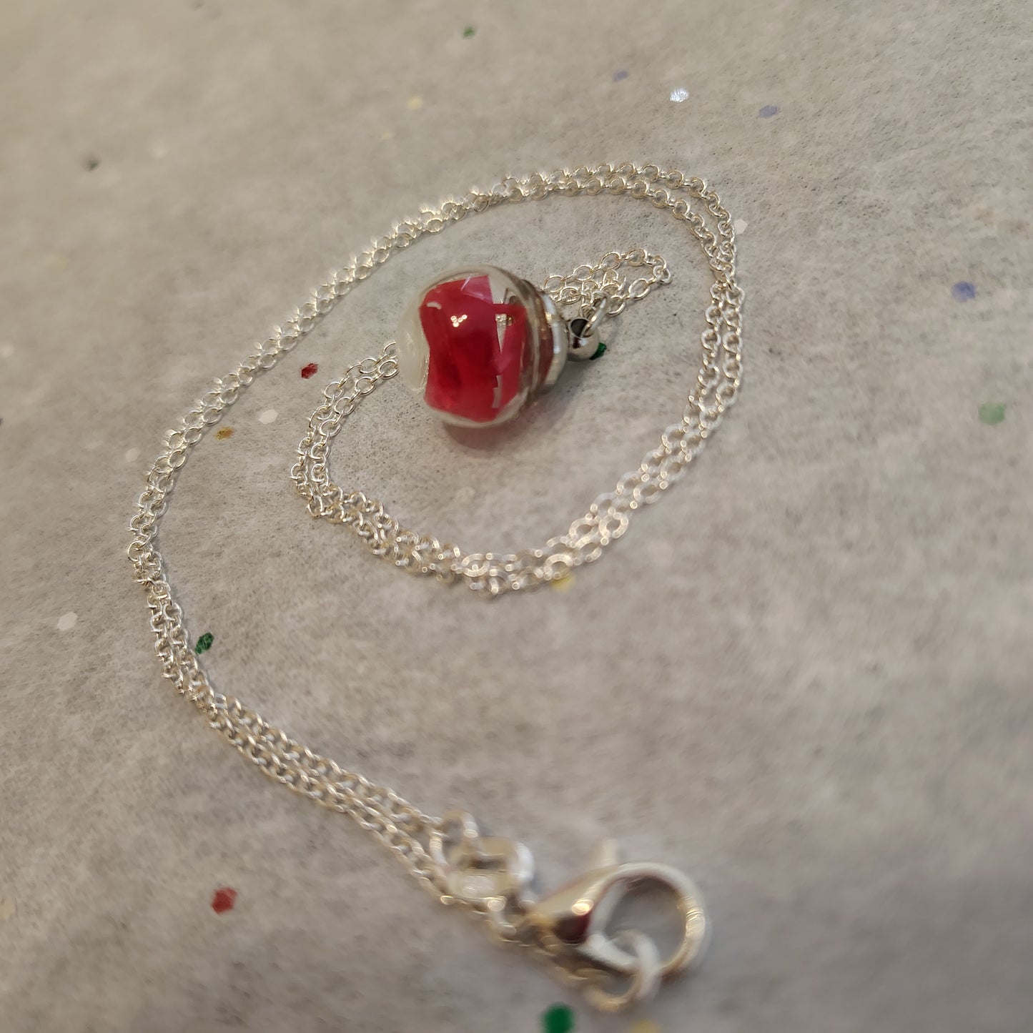 Stray Kids Concert Confetti charm necklace