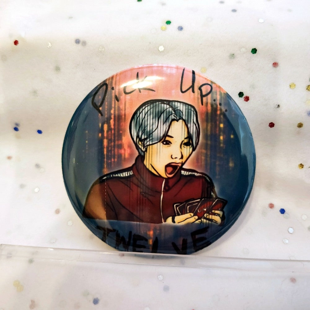 Stray Kids meme art buttons (multiple designs)