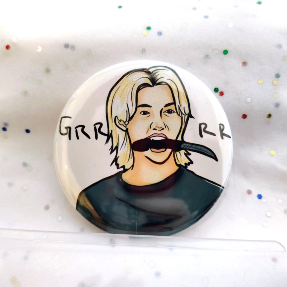 Stray Kids meme art buttons (multiple designs)
