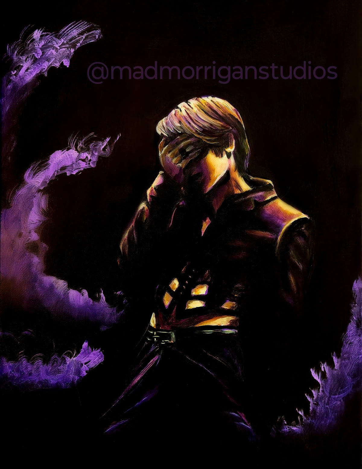 Stray Kids Jeongin I.n Silhouette art print