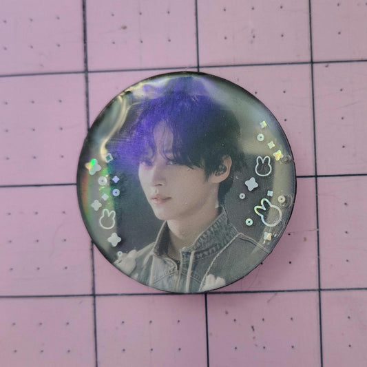 Stray Kids SKZ holographic Phone Grip Popsocket, handmade one of a kind
