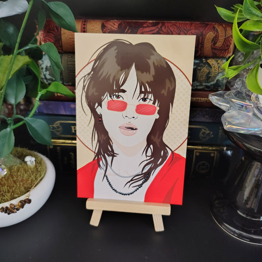 Stray Kids Hyunjin vampire art print