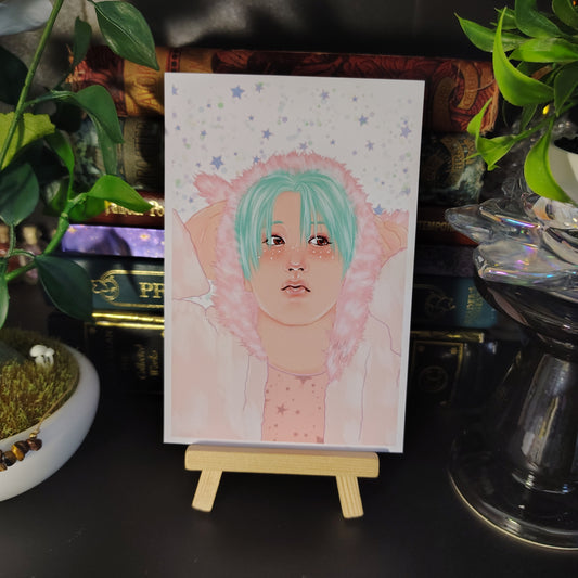 Stray Kids Han Jisung Pastel Cutie art print
