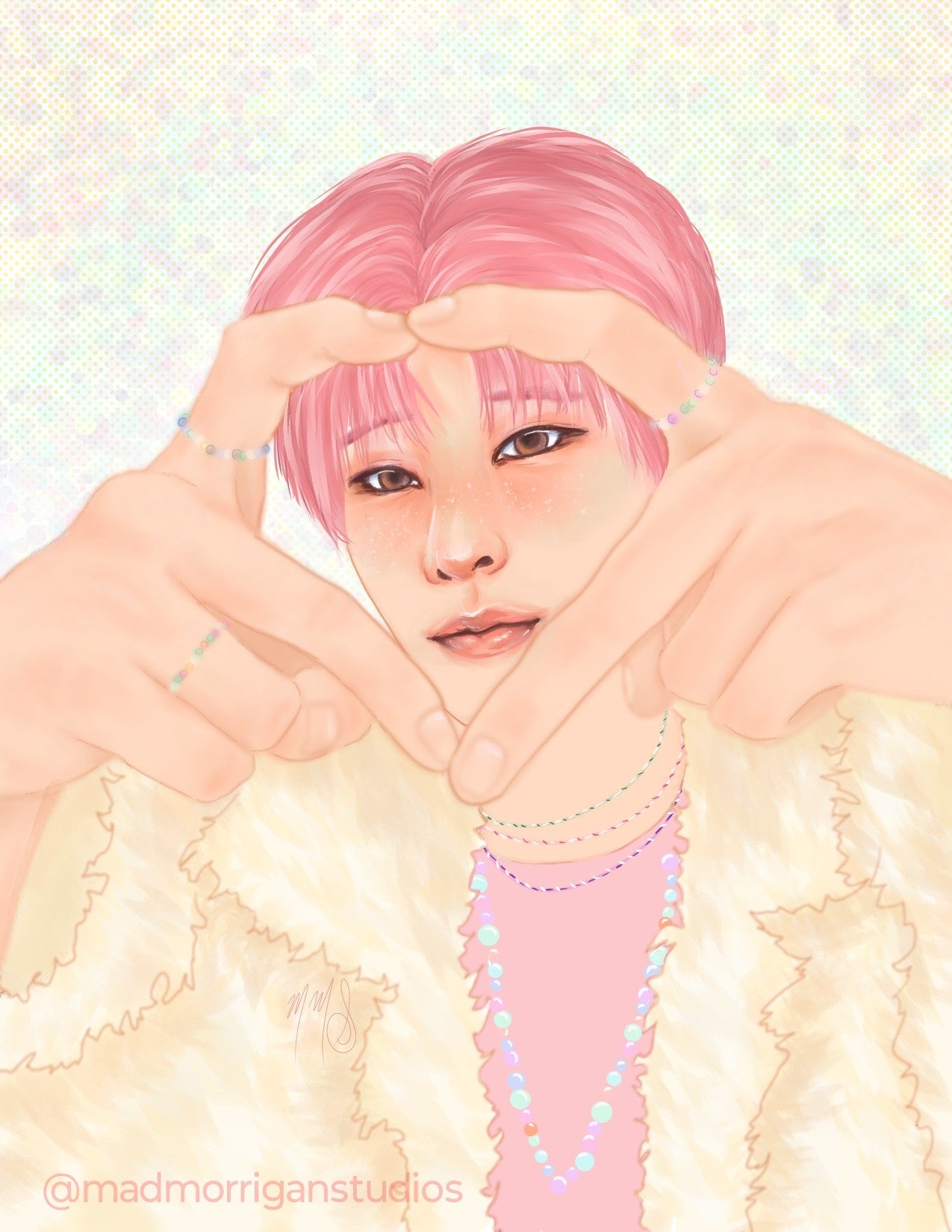 Stray Kids Seungmin #Lovestay Sweetheart art print