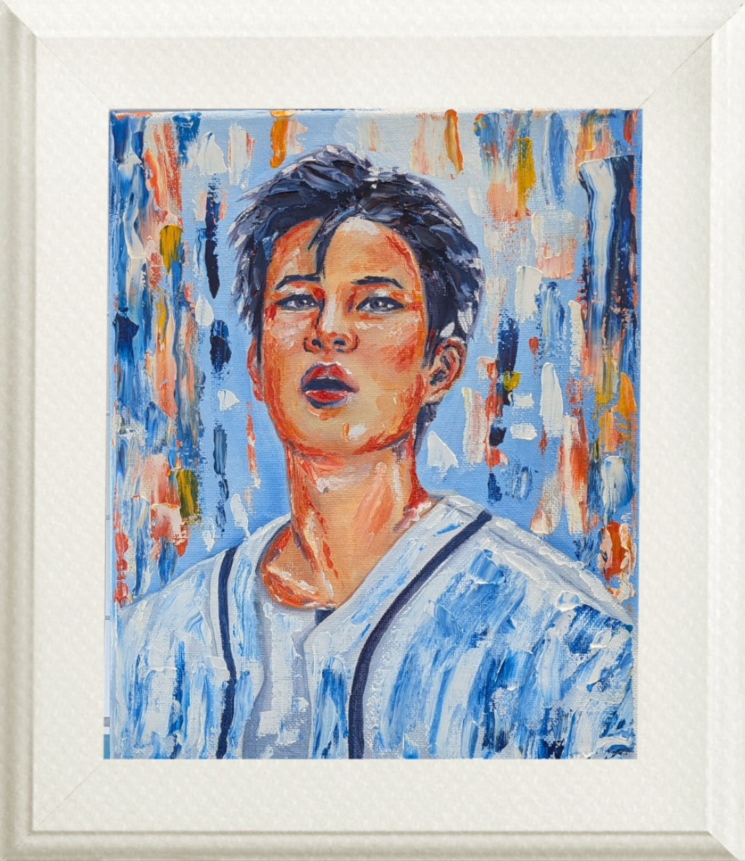 Seungmin "Youth" 8x10" original Oil Painting on stretched canvas (unframed) Stray Kids