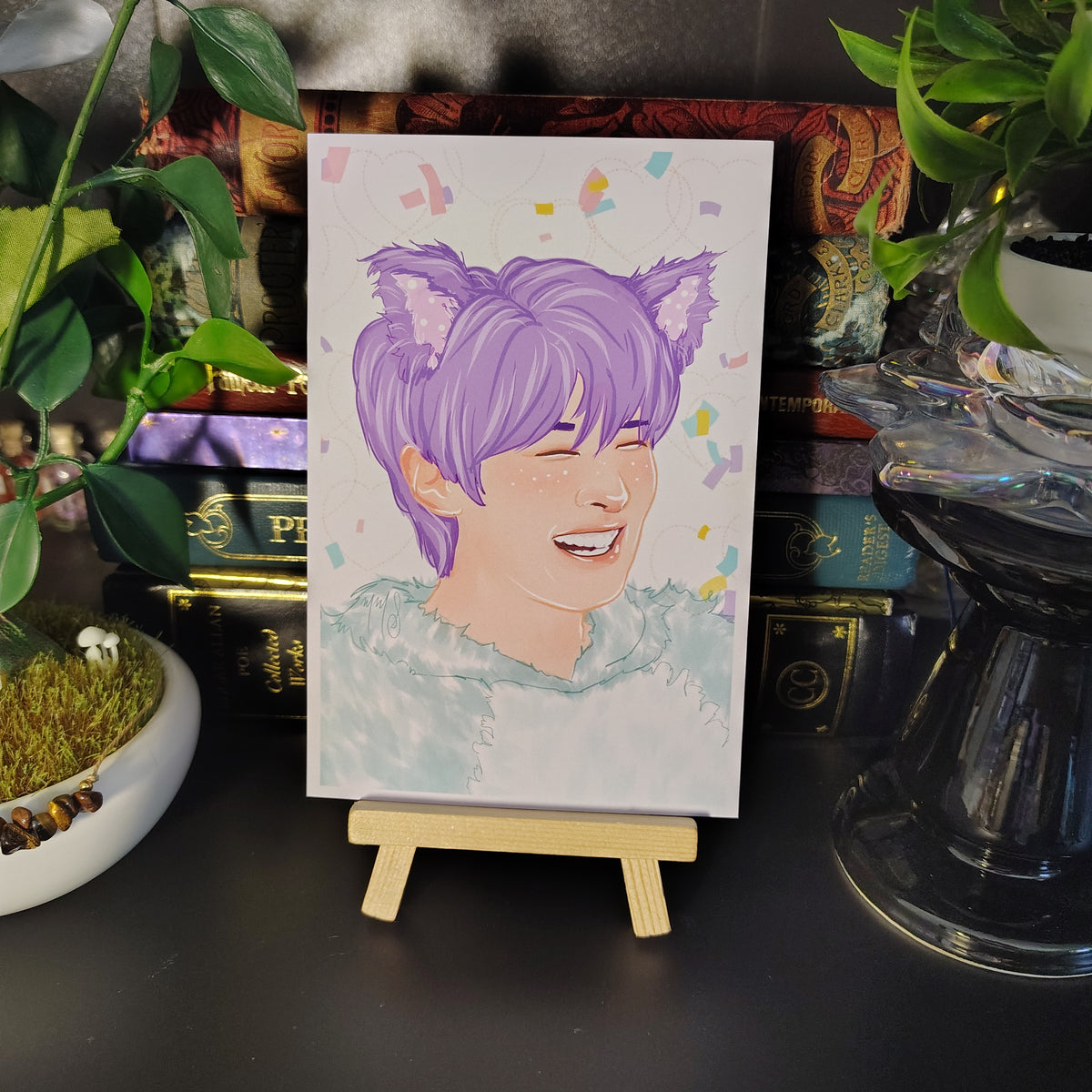 Stray Kids Lee Know Pastel Cutie art print