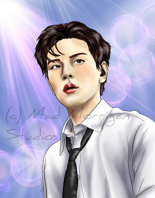 Stray Kids Seungmin art print