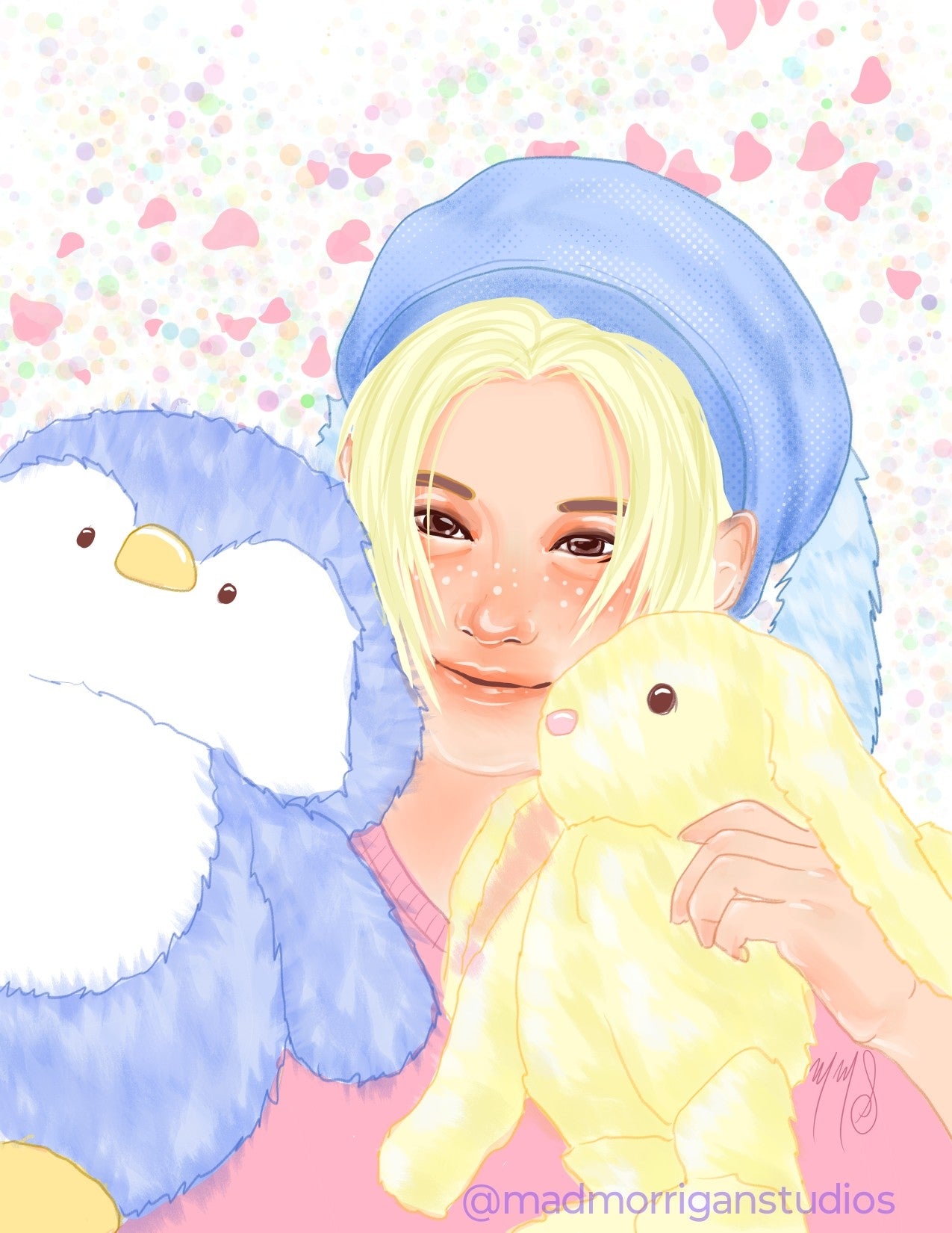 Stray Kids Felix Pastel Cutie art print