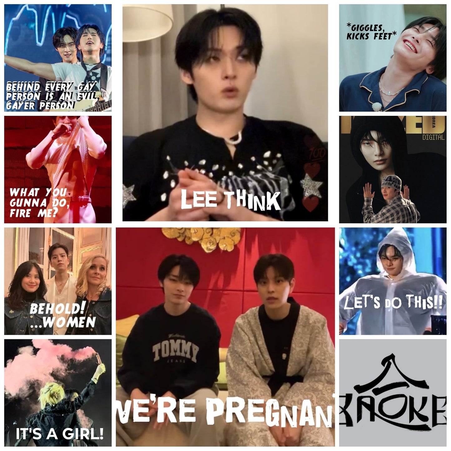 Stray Kids Meme Sticker pack (random)