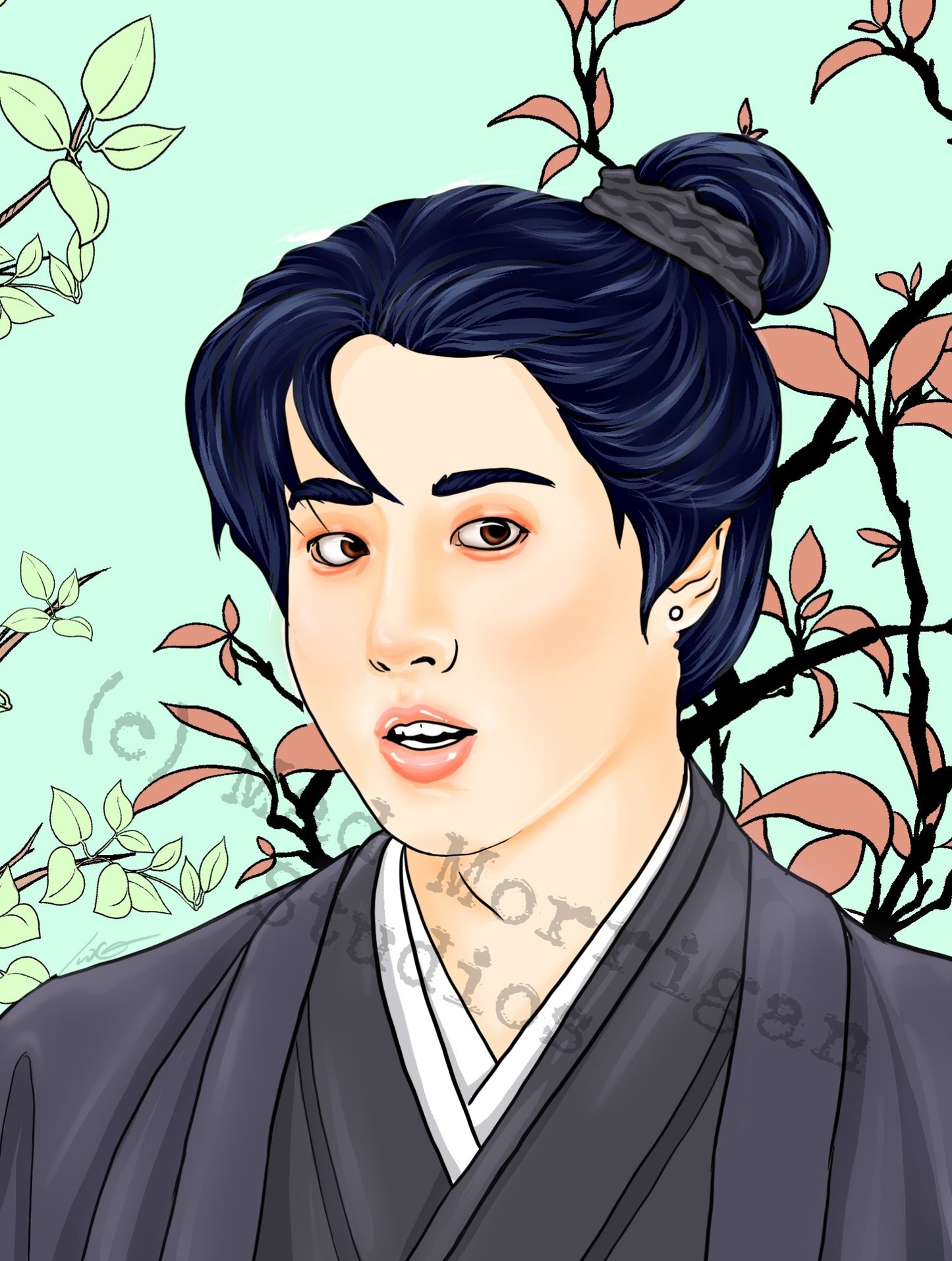 Stray Kids Han Jisung art print