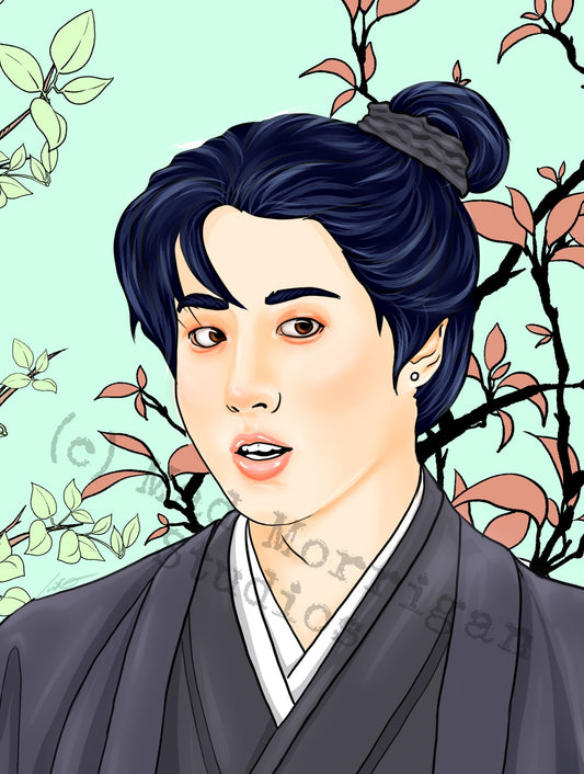 Stray Kids Han Jisung art print