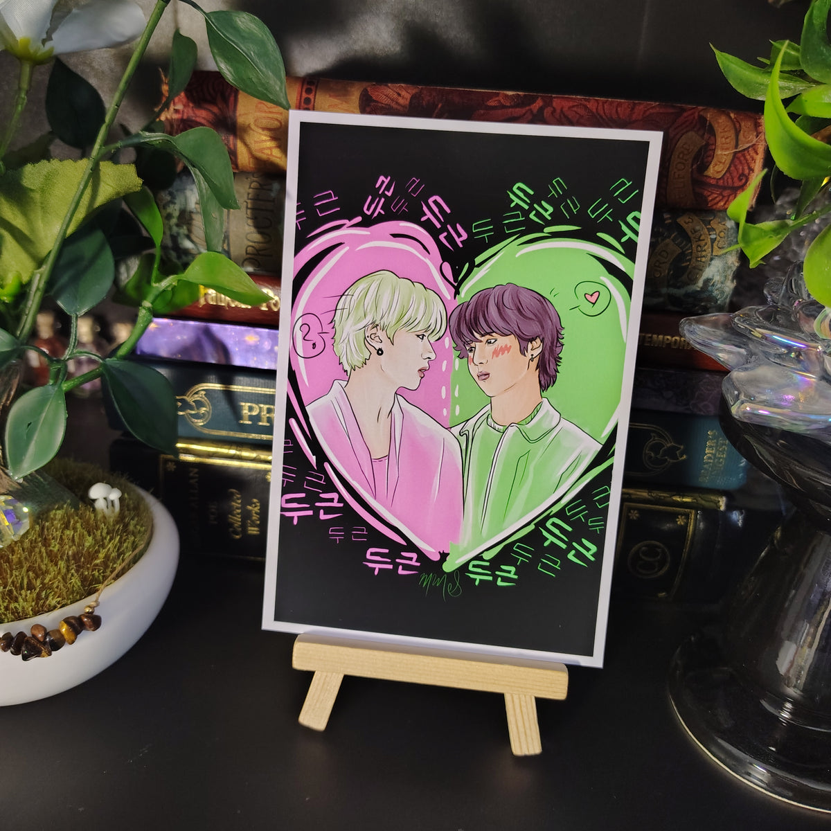Stray Kids Lee Know & Han Jisung Minsung Art print