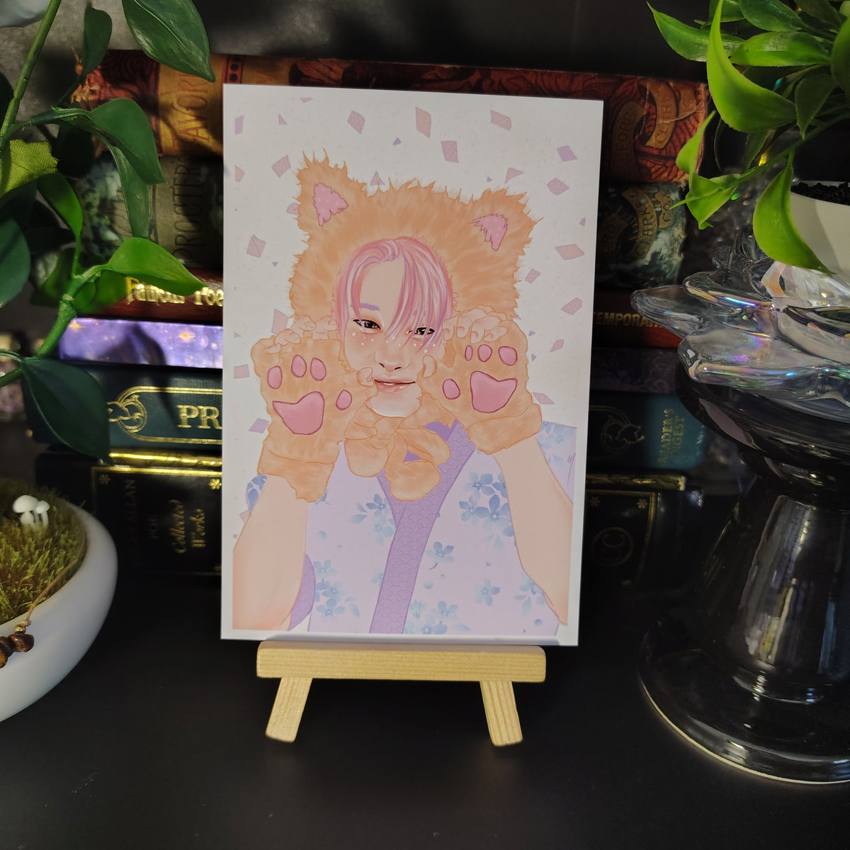 Stray Kids Jeongin I.n Pastel Cutie art print