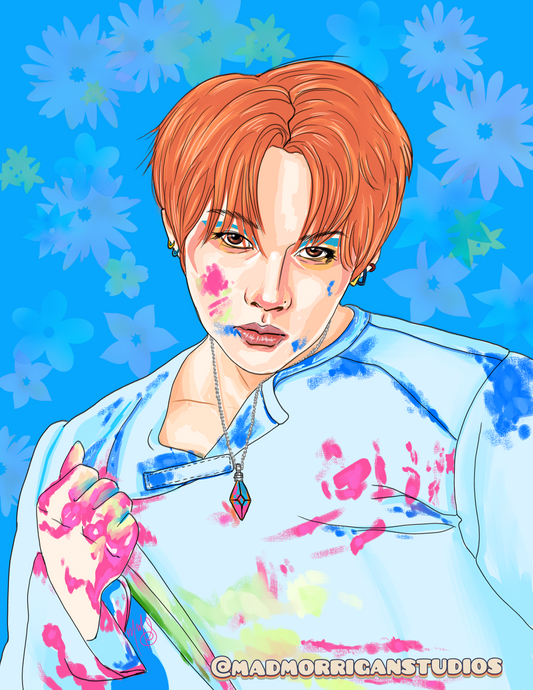 Stray Kids Lee Know Suiatsu art print
