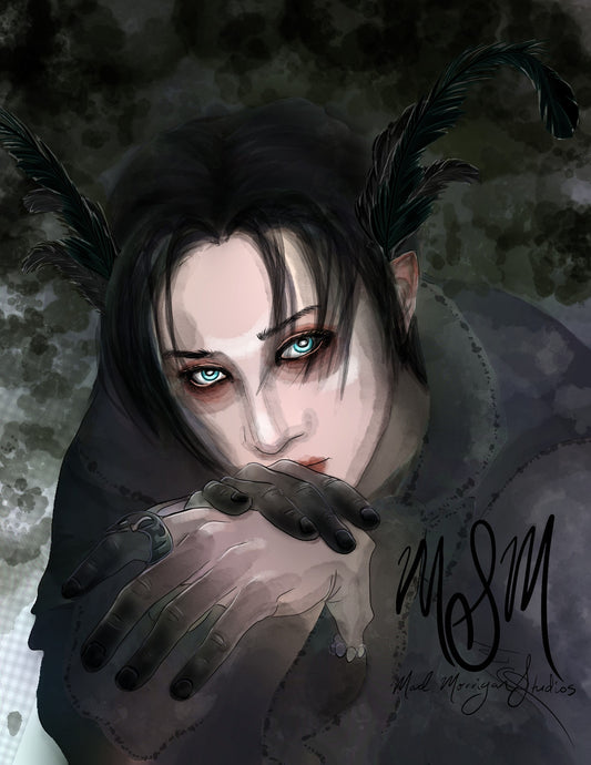 Stray Kids Do It Bang Chan 'Sluagh' Celtic Fae crossover art print