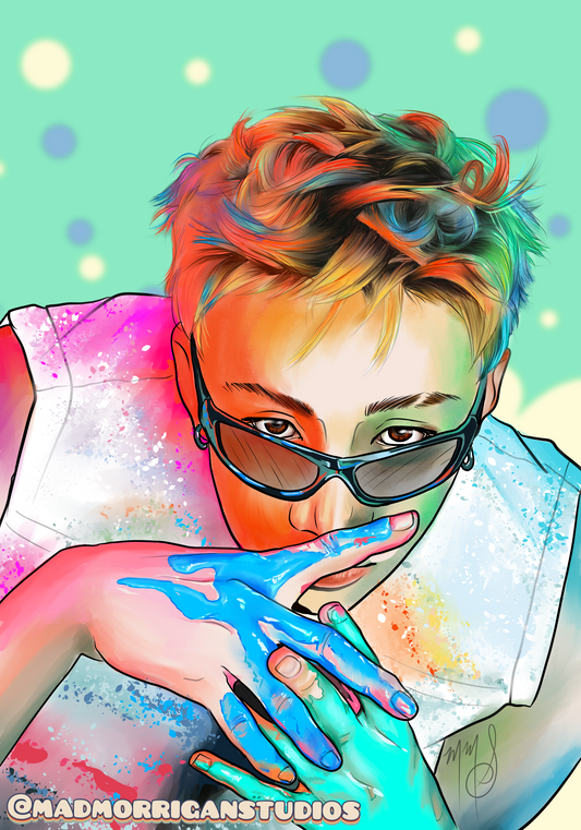 Stray Kids Bang Chan Suiatsu art print