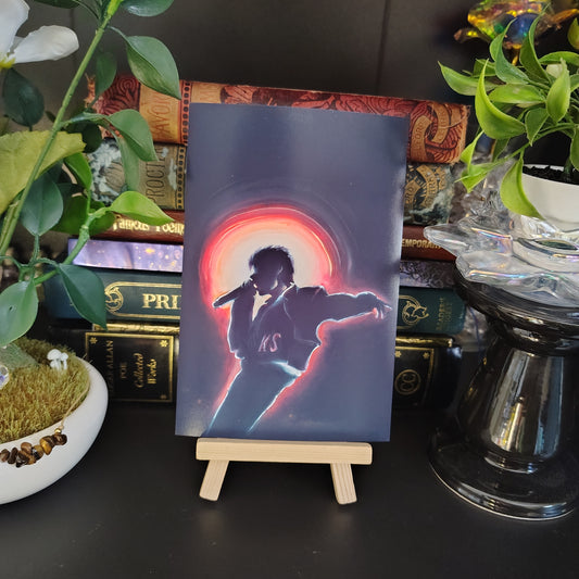 Stray Kids Lee Know Silhouette art print