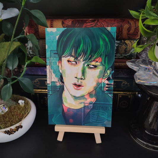 Stray Kids Changbin 'matrix' art print