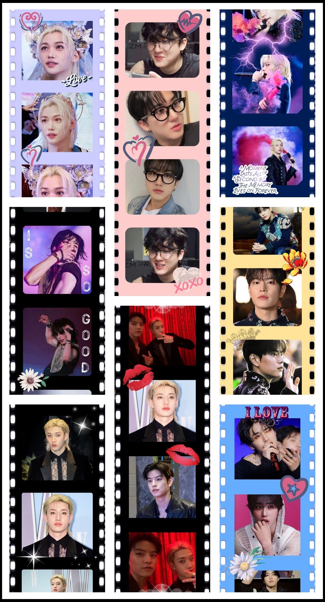 Stray Kids mystery 4-cut + Lomo + stickers grab bag