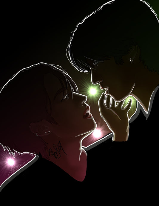 Stray Kids Lee Know & Han Jisung Minsung Art print