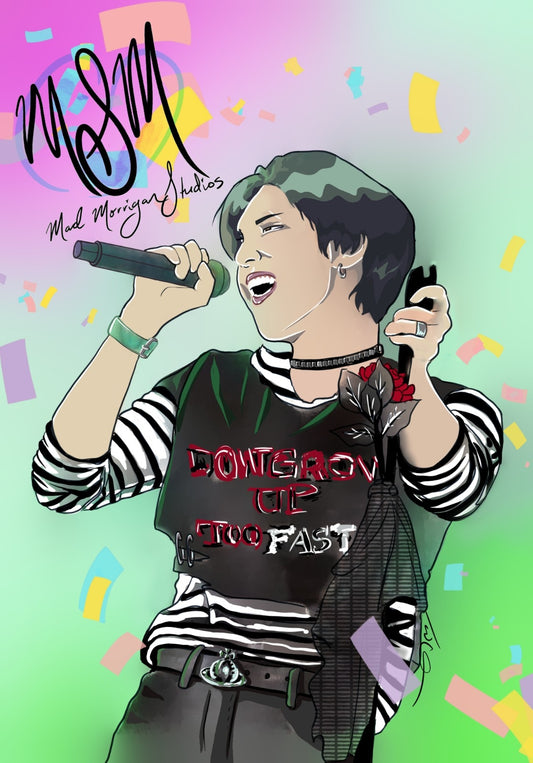 Stray Kids Han Jisung Hold My Hand art print