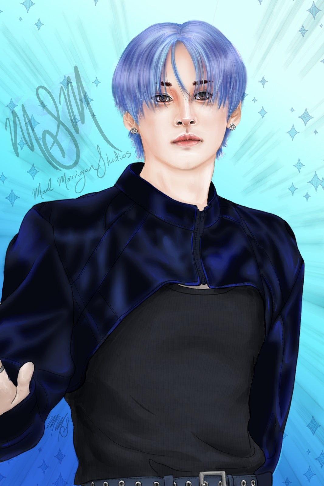 Stray Kids Lee Know, Minho art print