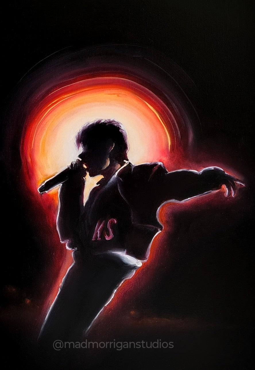 Stray Kids Lee Know Silhouette art print