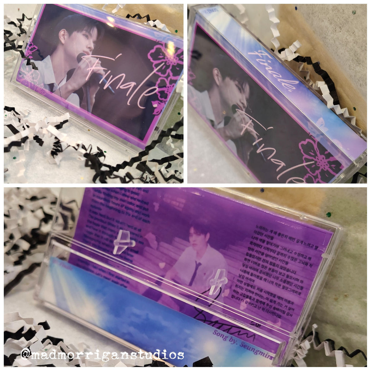 SONG By Seungmin cassette tapes (fan made) Stray Kids SKZ Bias Pack